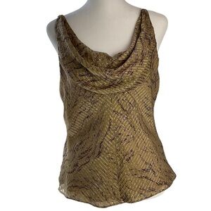 Reformation Oak Vintage Cowl Neck Spaghetti Strap Tank